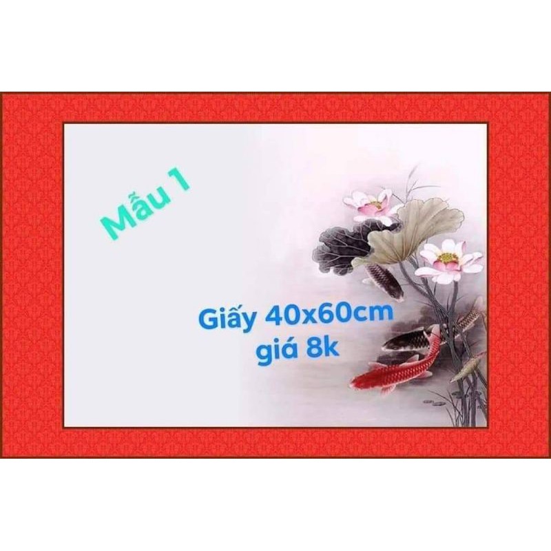 10 tờ Giấy viết thư pháp 40x60cm